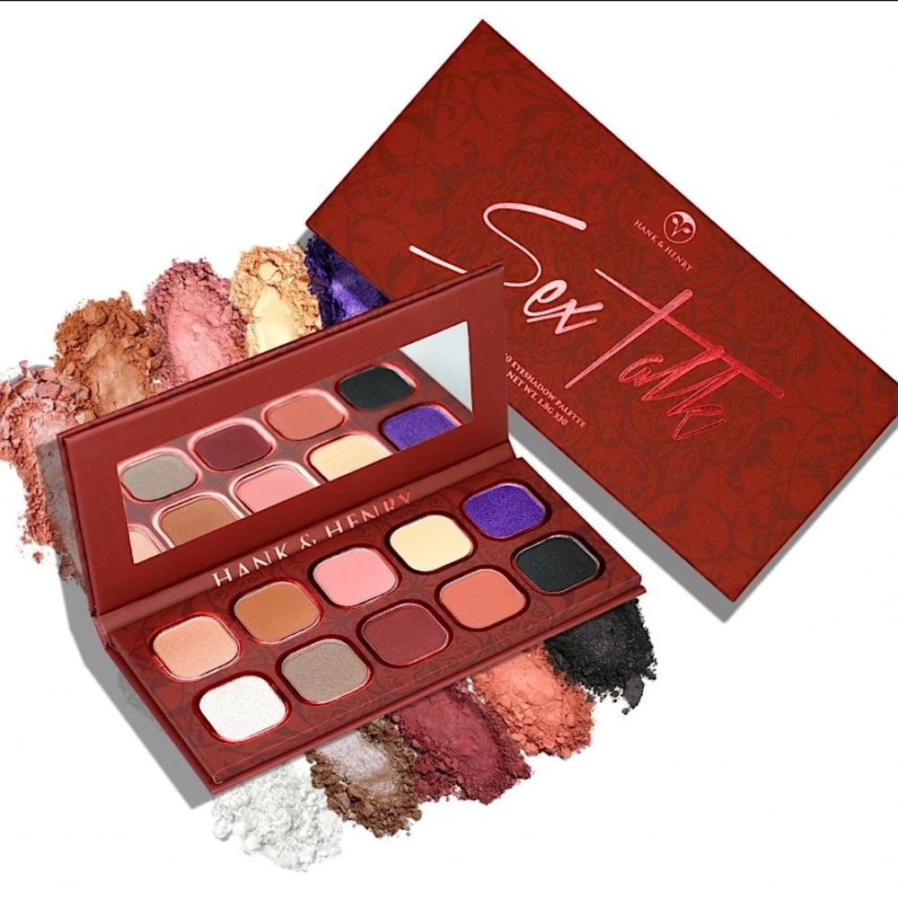 Hank & Henry SEX TALK Eyeshadow Palette Matte & Shimmer Makeup NEW & Sealed